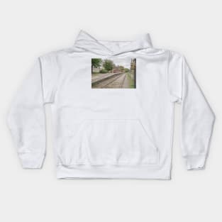 Hadlow Road 1950's railway station, Wirral, England Kids Hoodie